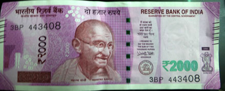 new Rs. 2000 note