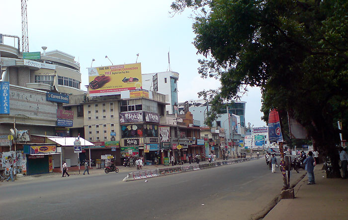MG Road in front of Secretariat on a harthal day (file photo)