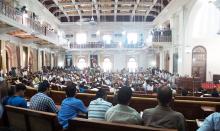 Kerala Assembly holding commemorative sitting at old Asssembly Hall on April 27, 2017