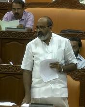 Minister for Water Resources Mathew T. Thomas replying to debate in the Assembly on Tuesday