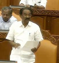 Law Minister A. K. Balan Piloting the Bill in the Assembly on Thursday