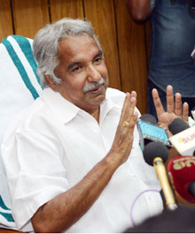 Chief Minister Oommen Chandy