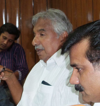 Chief Minister Oommen Chandy