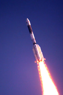 GLSV, carrying INSAT-3DR, taking off from Sriharikotta on Thursday