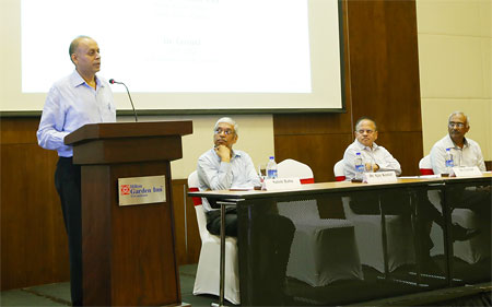 Dr. Ajay Kumar speaking at the Inaugural of ISOC-Trivandrum