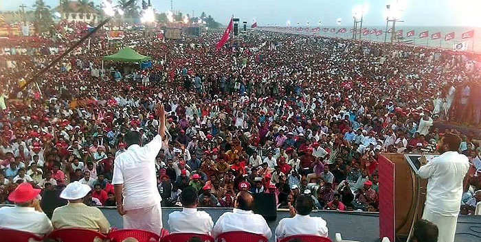 Valedictory of Nava Kerala March in Thiruvananthapuram on Monday