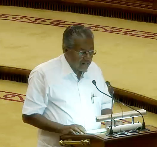 Chief Minster Pinarai Vijayan taking oath as member of Assembly on Thursday