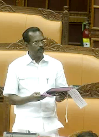Minister fr Excise and Labour T. P. Ramakrishnan replying to demands for grants in Assembly on Monday