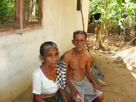 Marooned: 93-year-old Satyanandan and Pankajakshi at Rosemala