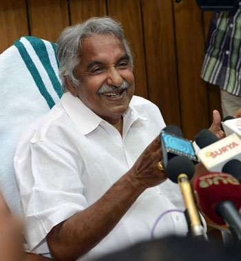 Chief Minister Oommen Chandy