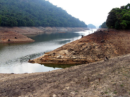 Reservoir running dry: Photo: Roy Mathew